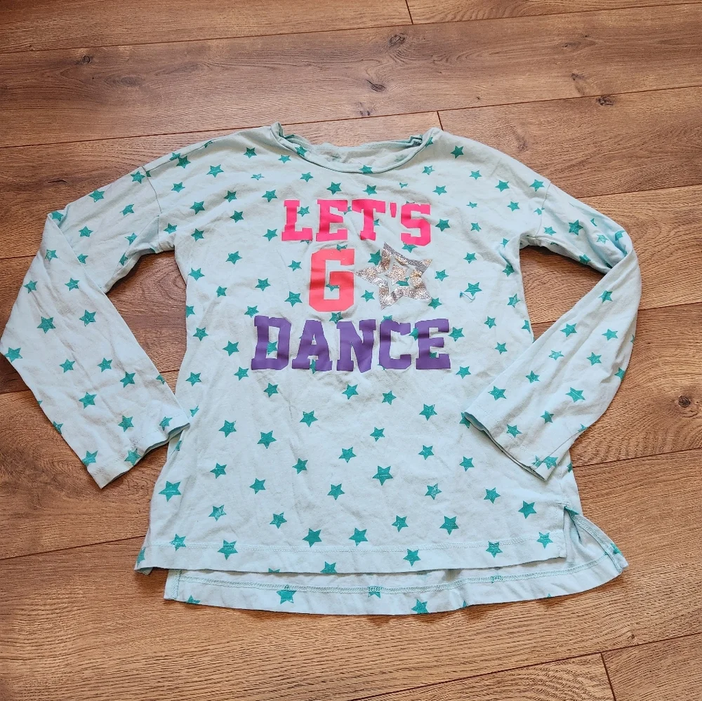 Size 14 Girls Long sleeve Dance Tee